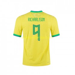 Camisola Brasil RICHARLISON 9 Homem Equipamento Primeiro 2022 Manga Curta